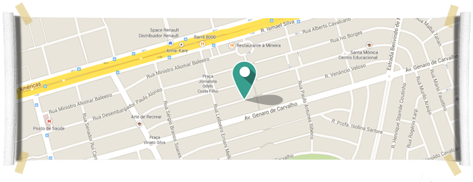 Mapa da casa de festas localizada no Recreio dos Bandeirantes com link para o Google Maps